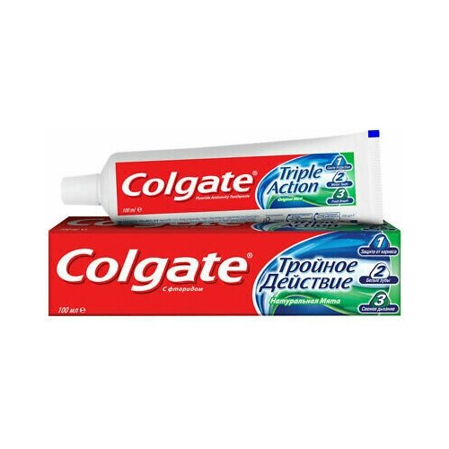 COLGATE Зубная паста Тройное действие 150мл, 3 штуки