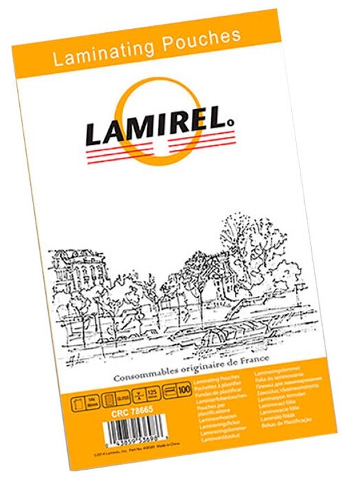 Пленка для ламинирования Lamirel 54x86 100 (LA-78665)