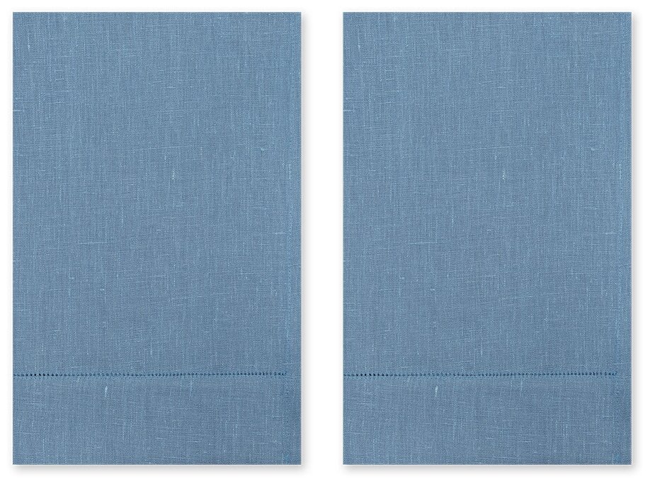 Комплект полотенец столовых BELLEHOME "Ocean Blue", 40x70 см, 50% хлопок, 50% лен