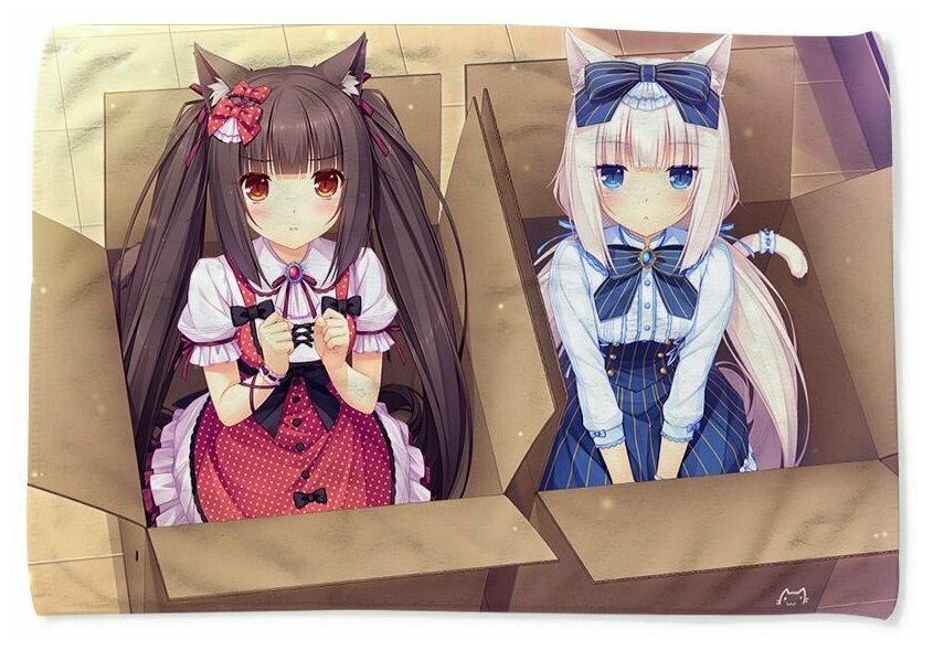 Плед с принтом "Nekopara" 200*150 см арт. 200vel0087