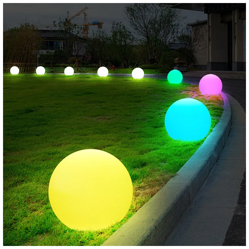 Светящийся LED шар Moonlight 40 см RGB Accum на аккумуляторе - фотография № 1