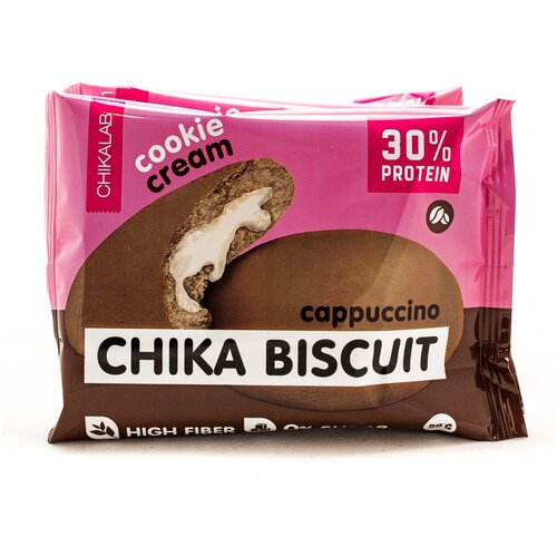 Печенье Chikalab Chika Biscuit, 50 г, капучино