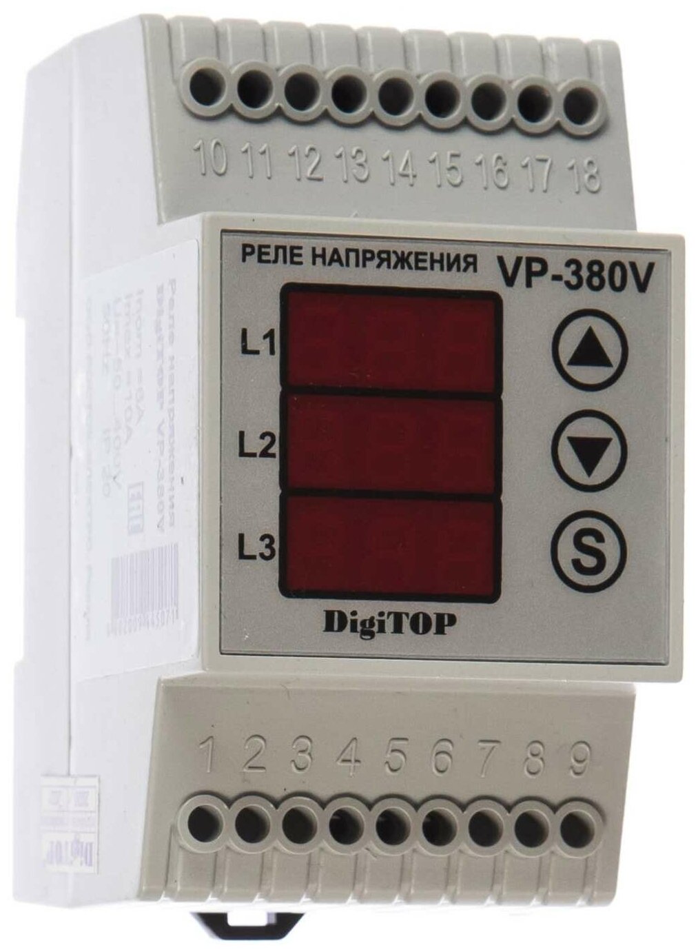 Реле контроля напряжения Digitop Vp-380В - фотография № 12