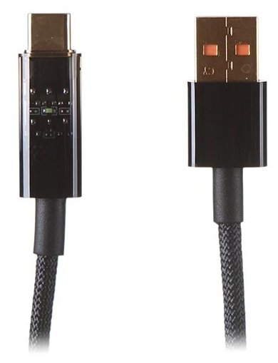 Аксессуар Baseus Explorer Series Auto Power-Off USB - Type-C 100W 1m Black CATS000201