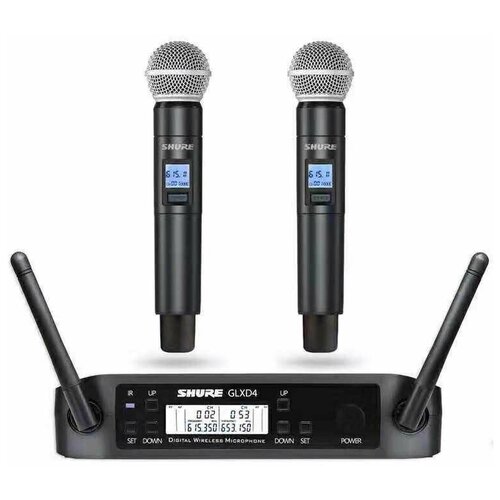 Беспроводная радиосистема SHURE GLXD-4/BETA58A, кейс в комплекте