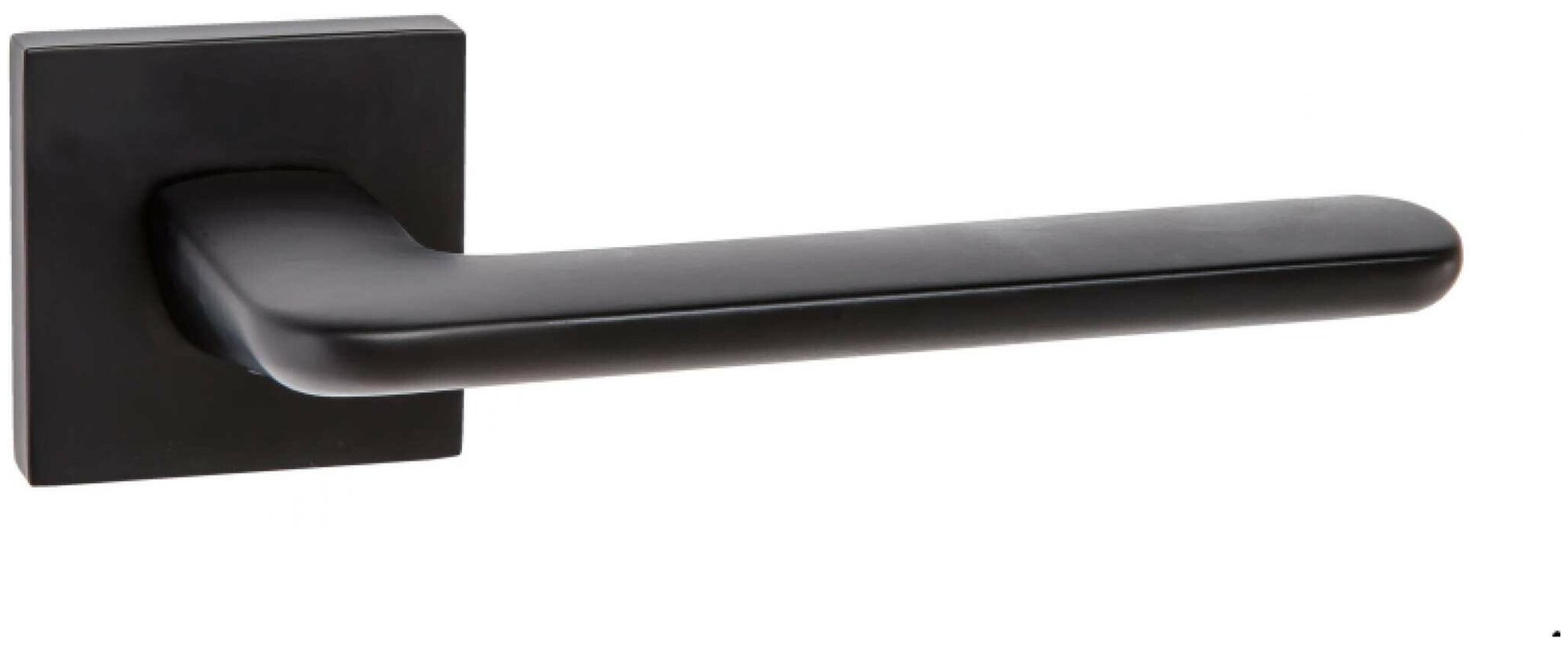 Ручка дверная "Лана" ренц, черный матовый, RENZ INDH 95-03 B