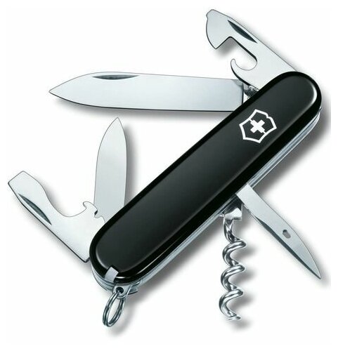 Нож Victorinox Spartan, 91 мм, 12 функций, черный