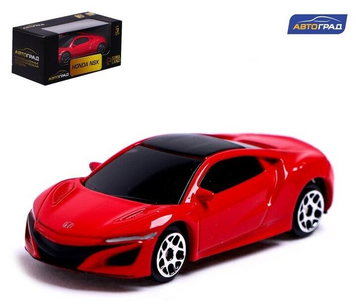 Машина металлическая HONDA NSX, 1:64, цвет красный