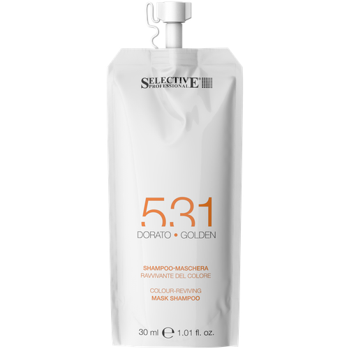 Маска для волос Selective Professional 531 Colour Reviving Mask Shampoo, Brown, 30 мл subrina professional маска для защиты цвета волос colour lock mask 500 мл subrina professional специальный уход colour lock