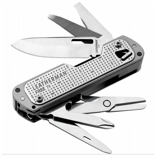 Мультитул Leatherman «Free T4», 12 функций, стальной