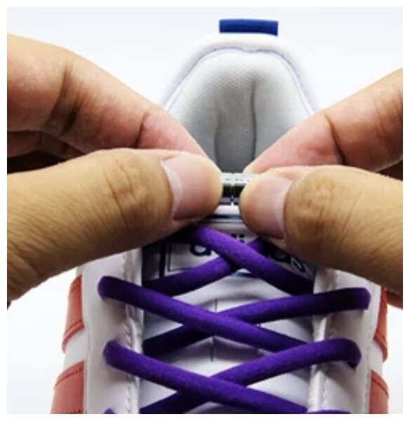 Эластичные шнурки - резинки с фиксатором для любой обуви. - фотография № 2