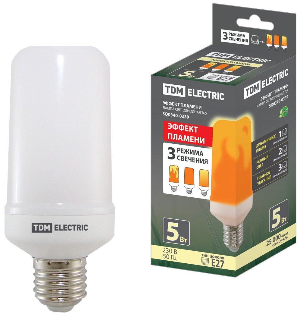 Лампа светодиодная TDM ELECTRIC SQ0340-0339 E27