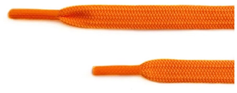 Шнурки LENKO оранжевые плоские 140 см - фотография № 2