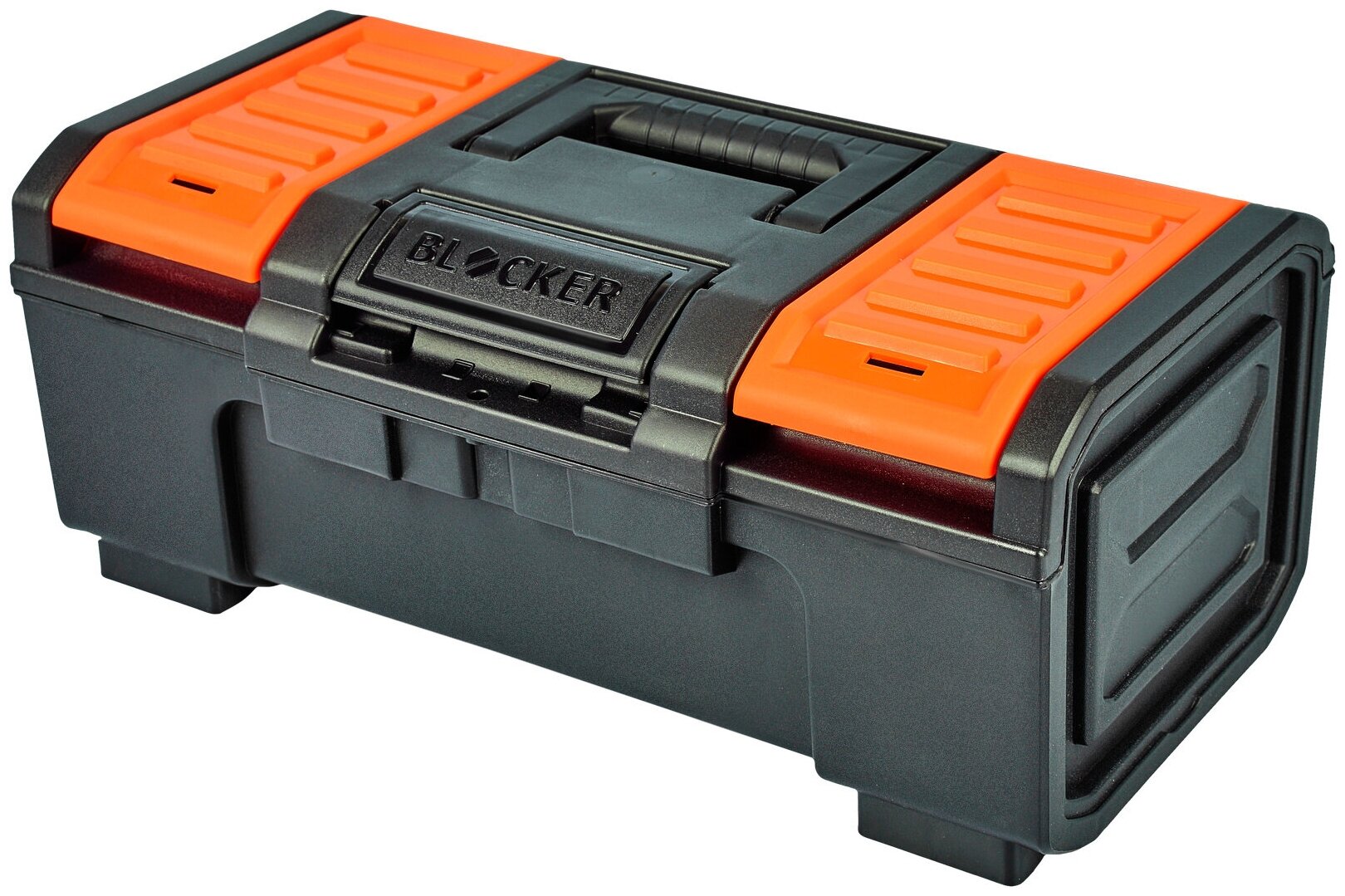 Ящик для инструмента Blocker Boombox 16" черный/оранжевый - фотография № 5