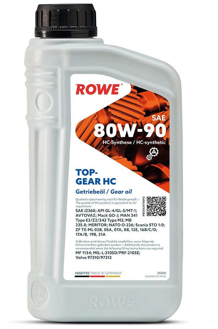 Масло Трансмиссионное 80w90 Rowe 1л Минеральное Hightec Topgear Gl-4 ROWE арт. 25001-0010-99