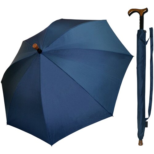 Зонт-трость MIZU, синий зонт трость mizu серый