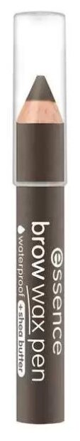 Восковой карандаш для бровей Essence BROW WAX PEN тон 04 dark brown