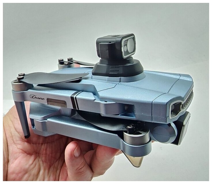 Квадрокоптер дрон с двумя камерами S179 PRO GPS Gimbal и HD-камерой FPV с функцией огибание препятствий при помощи лазерного датчика