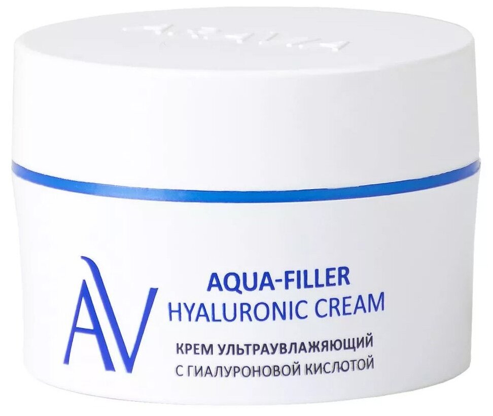 Крем ARAVIA Laboratories ультраувлажняющий с гиалуроновой кислотой Aqua-Filler Hyaluronic Cream, 50 мл