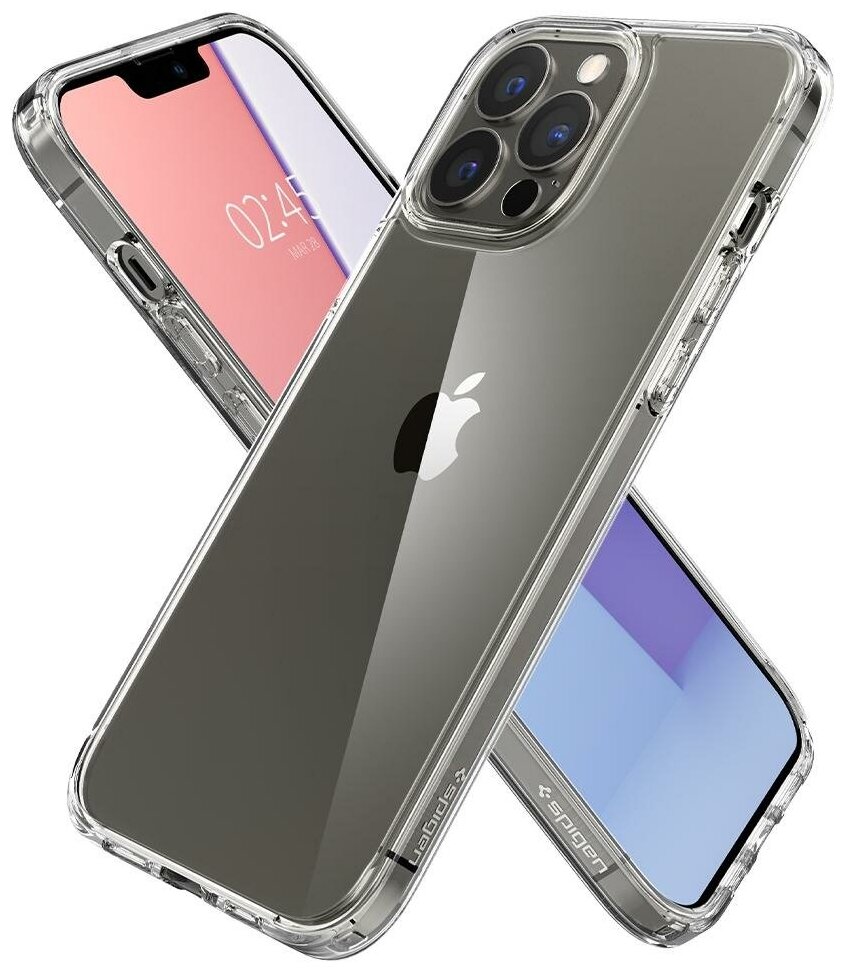 Защитный чехол Spigen Ultra Hybrid для iPhone 13 Pro Max Crystal Clear