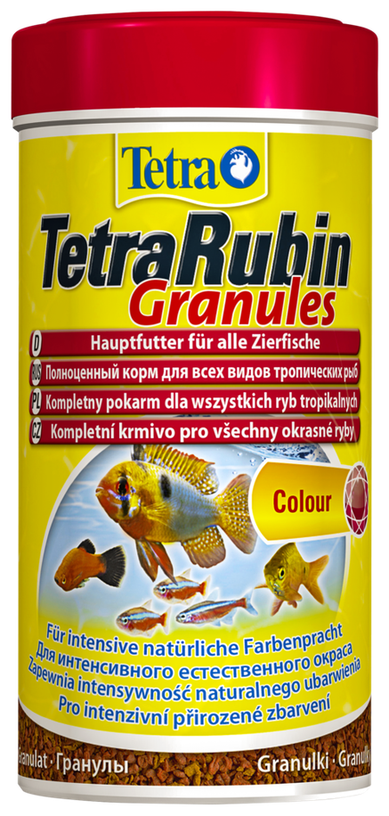 TetraRubin Granules корм в гранулах для улучшения окраса всех видов рыб 250 мл - фотография № 7