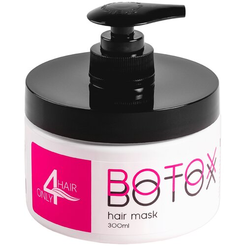 ONLY4HAIR Маска для волос Botox с кератином, 15 г, 15 мл, 10 шт., пакет