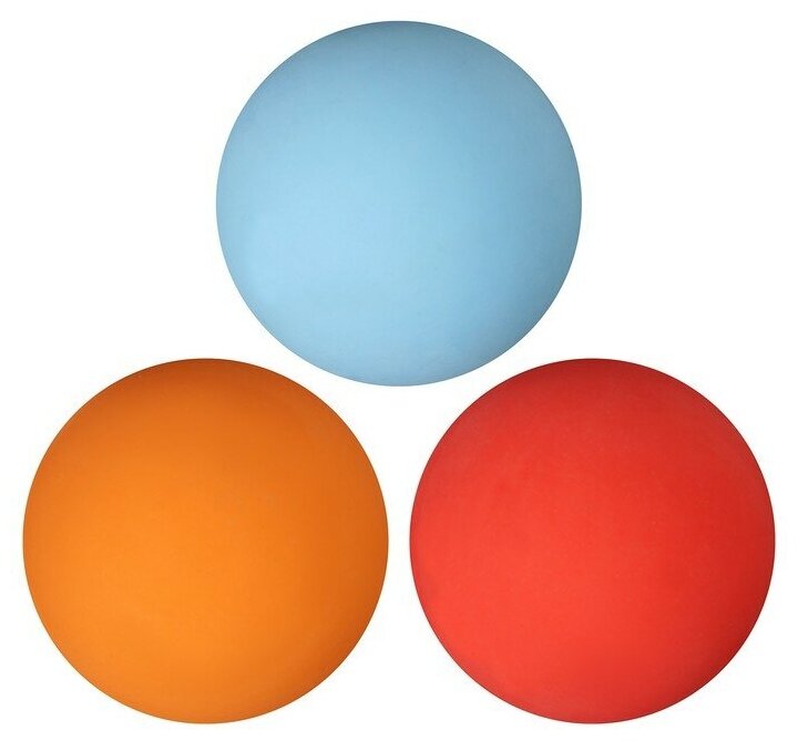 Мяч для большого тенниса набор 3 шт цвета микс (комплект из 3 шт)