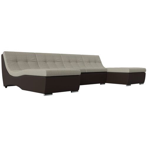П-образный модульный диван Монреаль, Микровельвет, Модель 111561