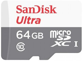 Карта памяти SanDisk Ultra Micro SDXC, 64 Гб