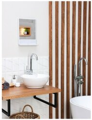 Набор для ванной комнаты Tokyo, цвет белый мрамор