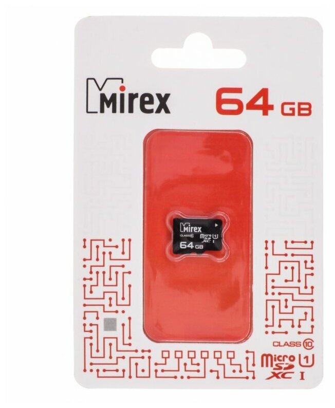 Карта памяти MIREX Micro SDХC MC10SD64 64GB - фото №9