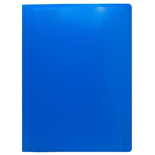 Папка с 40 прозрачными вкладышами Buro -ECB40BLUE A4 пластик 0.5мм синий