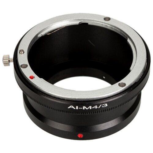 Переходное кольцо PWR с байонета Nikon на micro 4/3 (AI-M43) переходник м39 l39 micro 4 3 с байонетом mft для фотокамер olympus panasonic черный