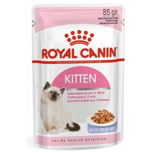 Влажный корм для котят Royal Canin Kitten (в желе), 24 шт по 85 гр