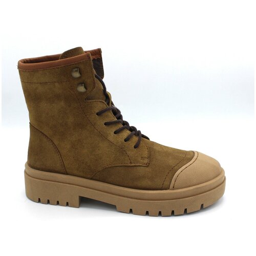 Ботинки женские Libero, зимние, натуральная замша, натуральная шерсть, серый, 40