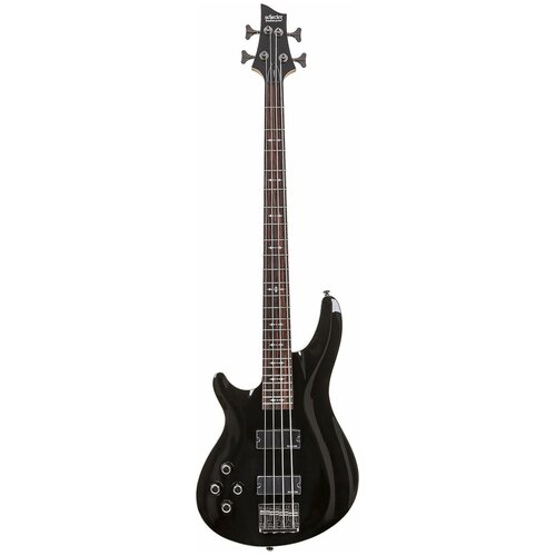 Schecter OMEN-4 BLK - бас гитара гитара леворукая schecter omen 6 l h blk