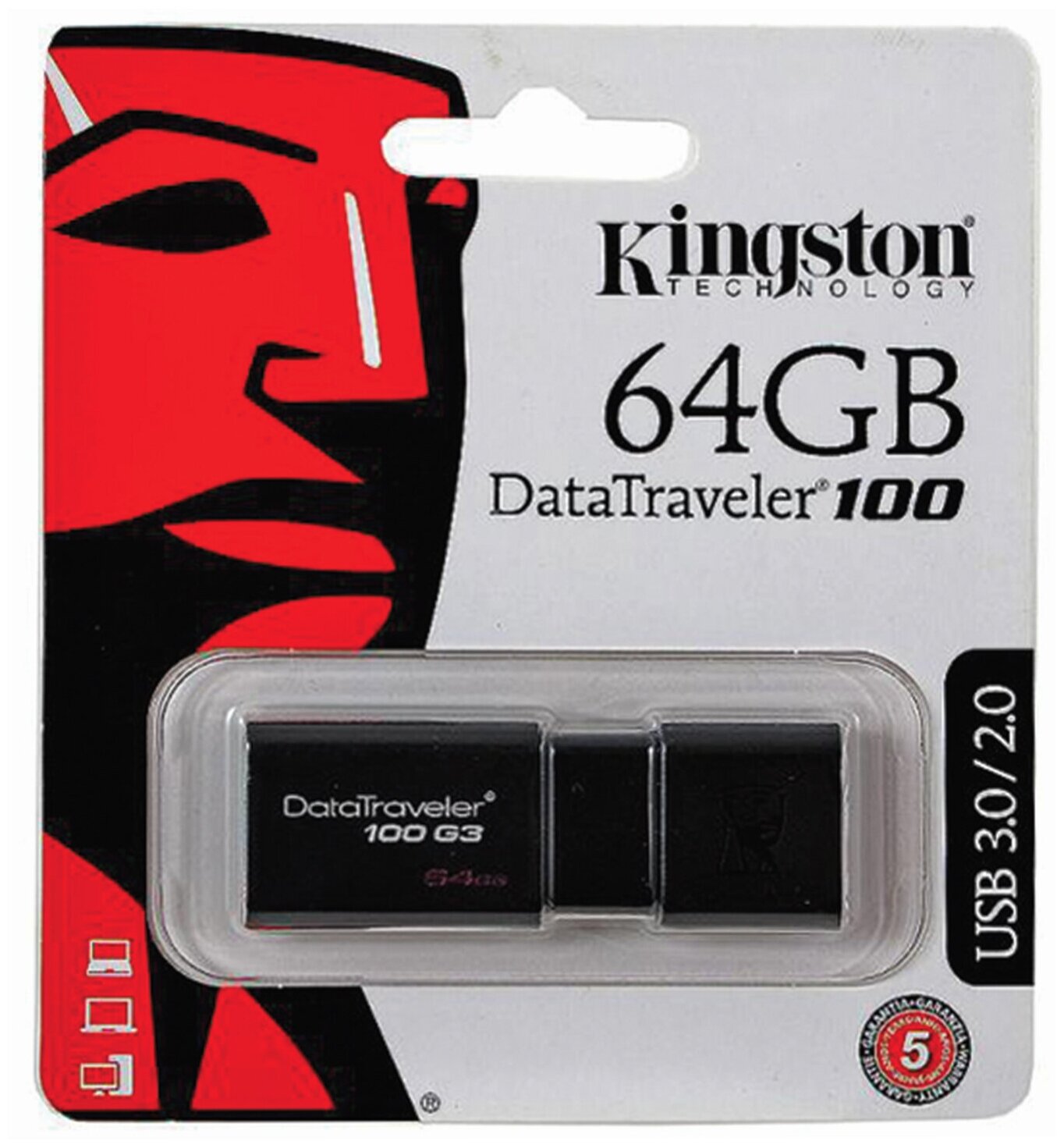 Флешка Kingston DataTraveler 100 G3