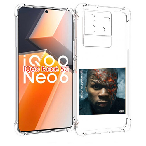 Чехол MyPads 50 Cent - Before I Self Destruct мужской для Vivo iQoo Neo 6 5G задняя-панель-накладка-бампер