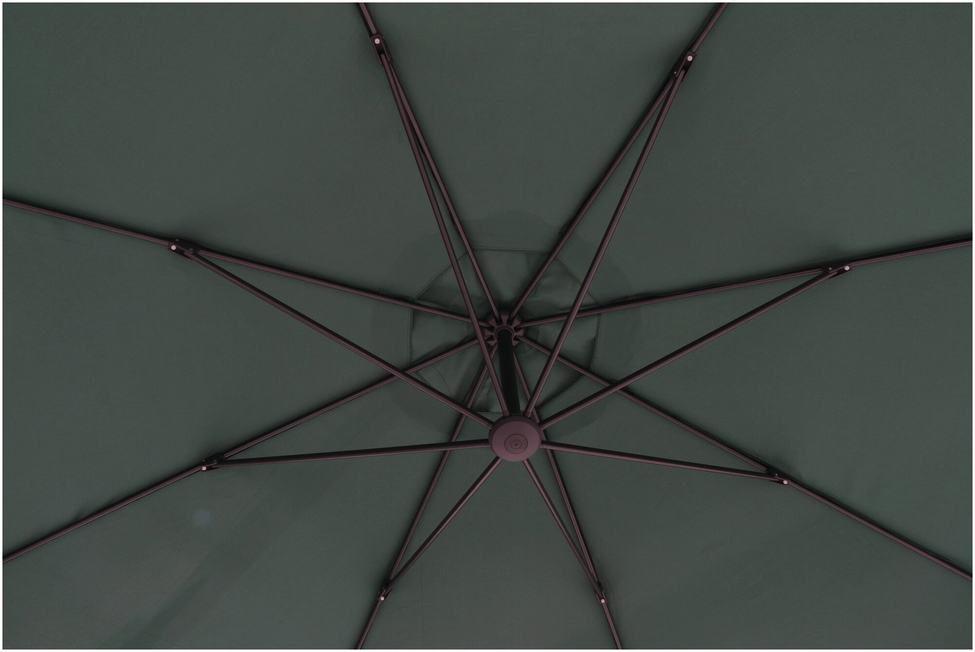 Зонт садовый Cocоa зеленый 276 x 350 cм - фотография № 3