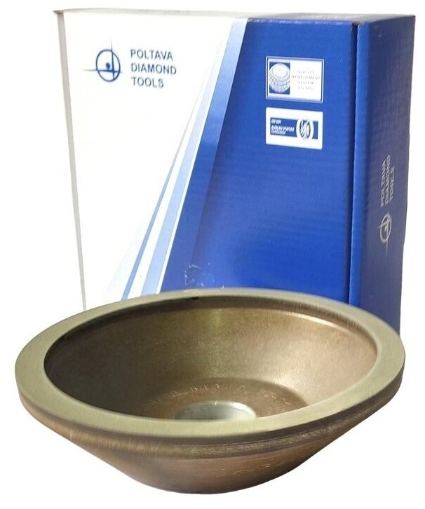 Алмазный круг чашка PDT 12А2-45 (150 х 10 х 3 х 40 х 32 мм) 100/80 базис АС4 В2-01 — фото 2