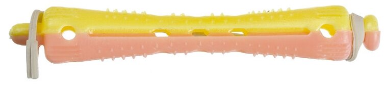 DEWAL, Коклюшки, желто-розовые, короткие d 7мм 12шт.