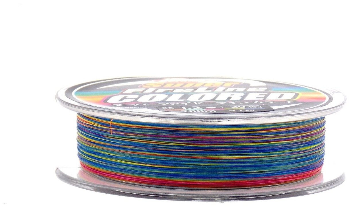 Плетеная леска Berkley Super Fireline Colored Разноцветная 200 м 05 РЕ 36 кг 10м х 5colors (Японский рынок) (1324491)