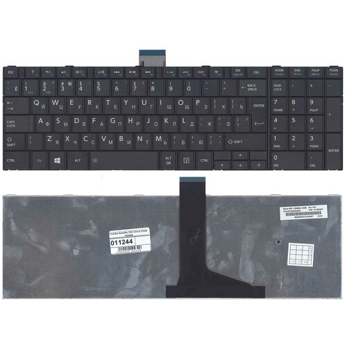 Клавиатура для ноутбука Toshiba Satellite C55 C55-A C55dt черная 1178₽