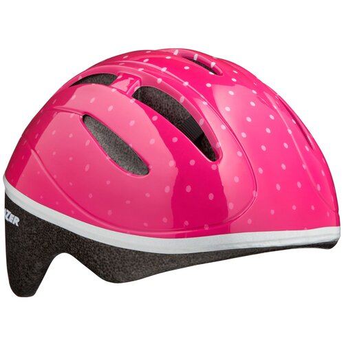 шлем велосипедный lazer kids lil gekko цвет розовый морской конек размер u blc2207888205 Шлем защитный LAZER, Bob, розовый/точки
