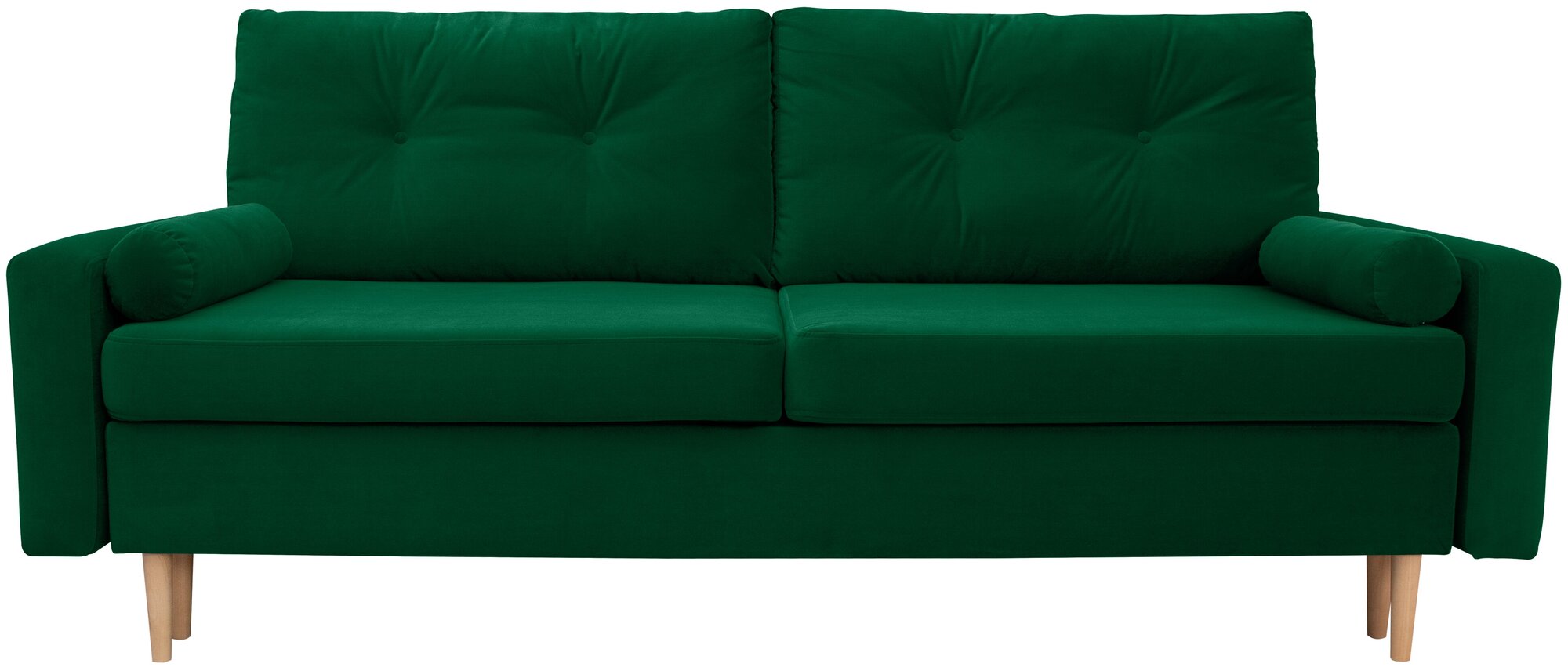 Диван-кровать Сканди зеленый, механизм Тик-так, 220х97х92 см