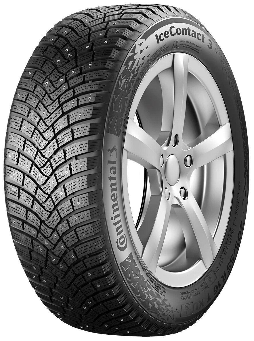 Автошина Continental IceContact 3 TA 195/55 R16 91T XL шипованная