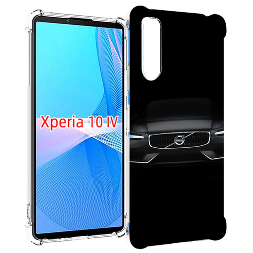 Чехол MyPads volvo вольво 1 мужской для Sony Xperia 10 IV (10-4) задняя-панель-накладка-бампер