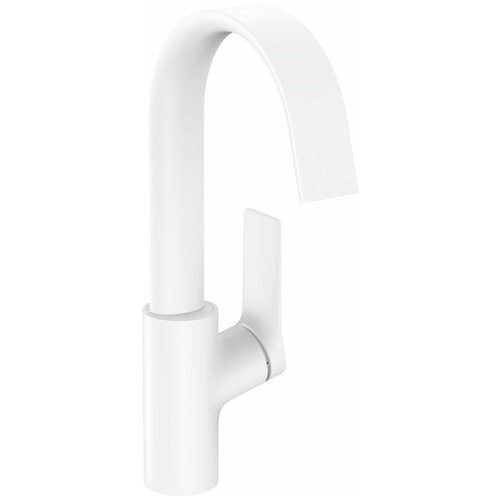 Смеситель для раковины Hansgrohe Vivenis (75030700) с донным клапаном, белый матовый