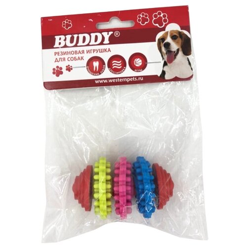 Игрушка Buddy резиновая dental рэгби 12,5 см С050 новинка