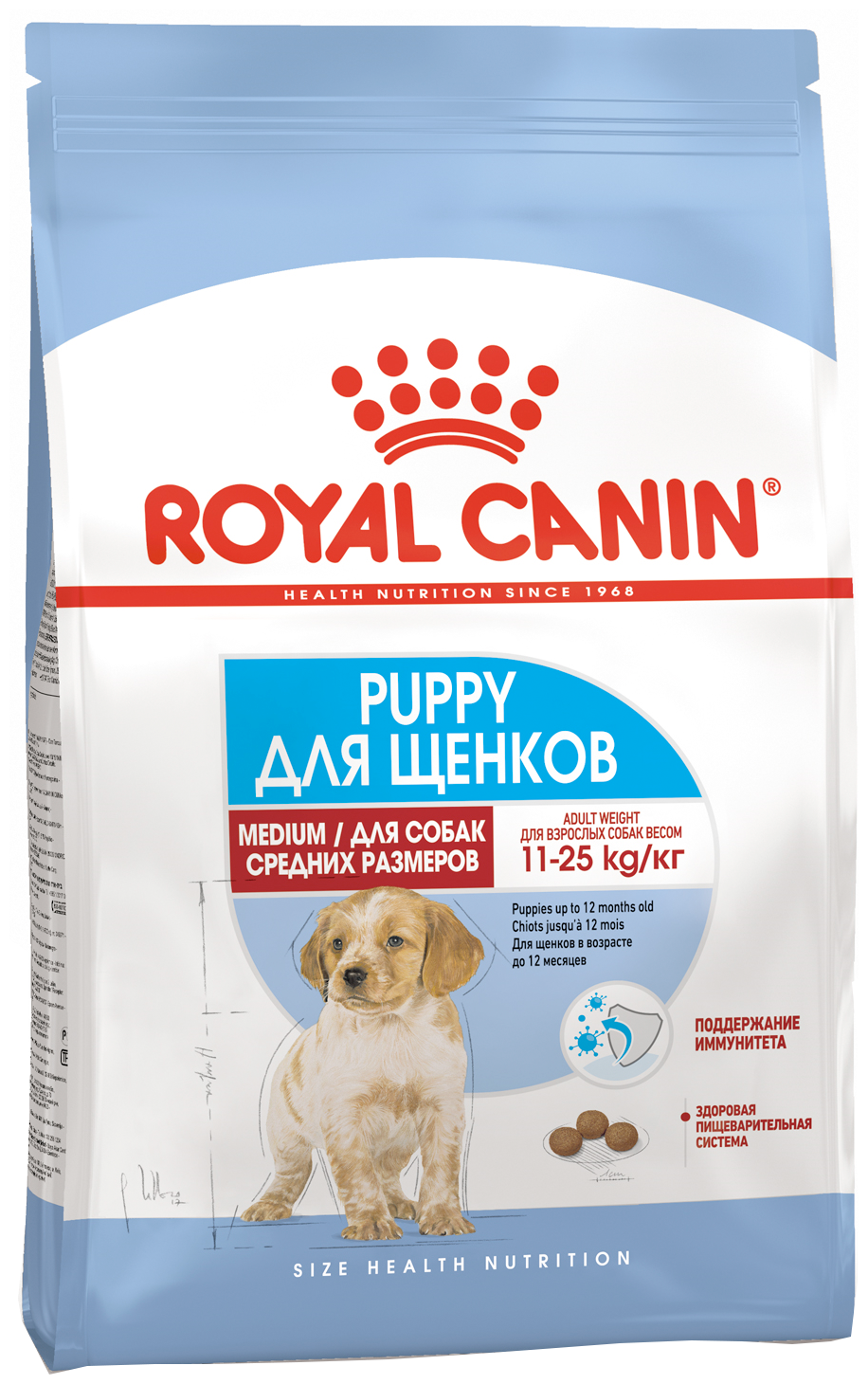 Royal Canin корм для щенков средних пород 4 кг